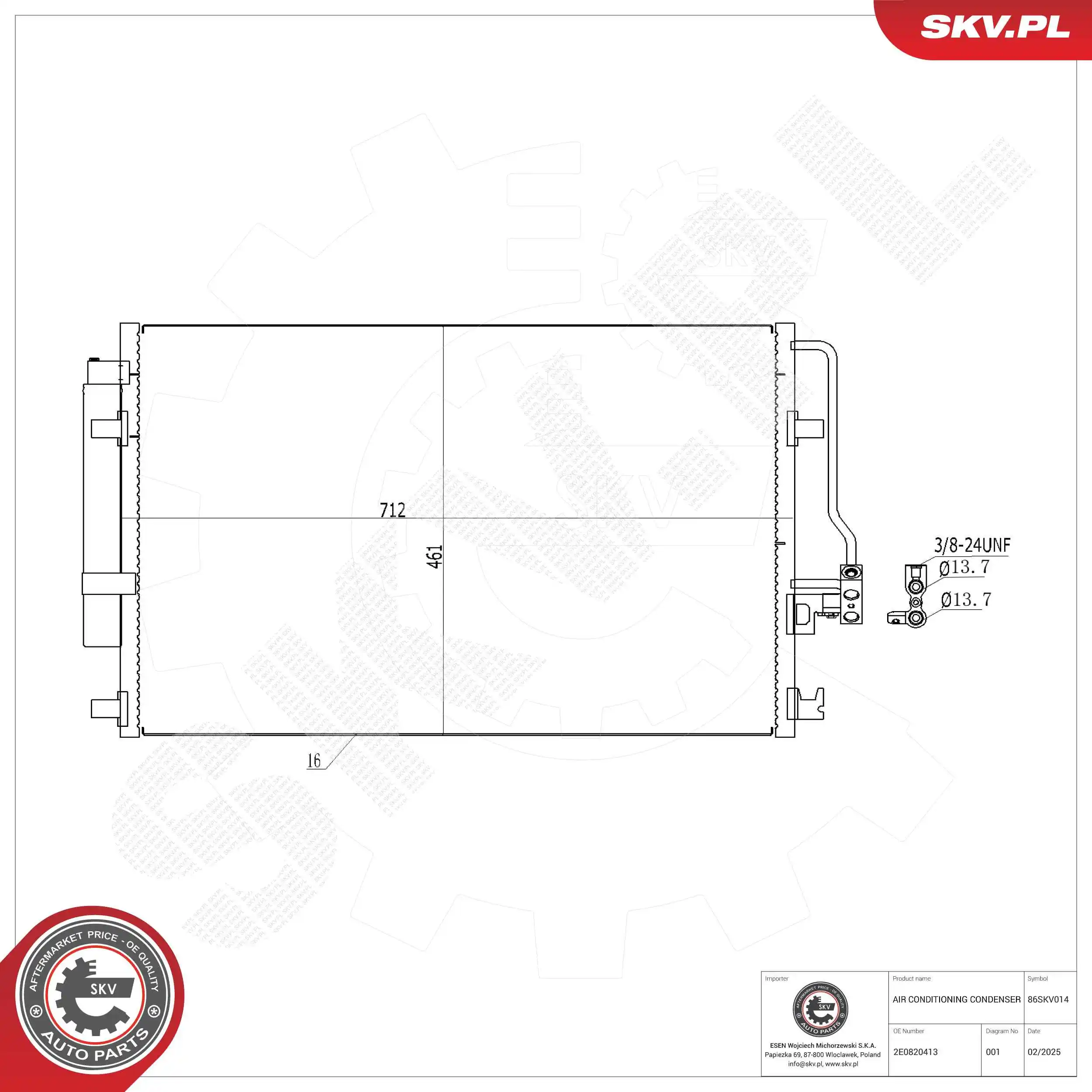 Condenser, air conditioning